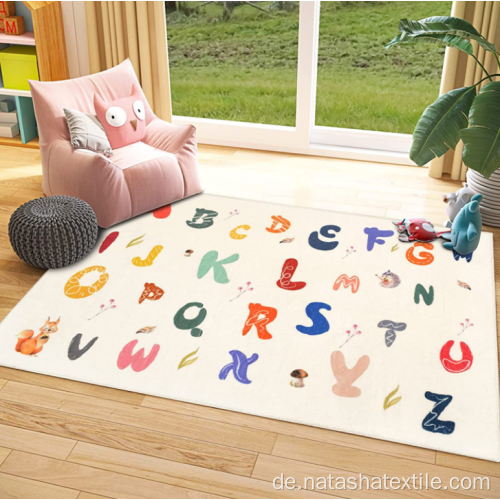 Cartoon niedliche Alphabet Babyzimmer Krabbelmatte